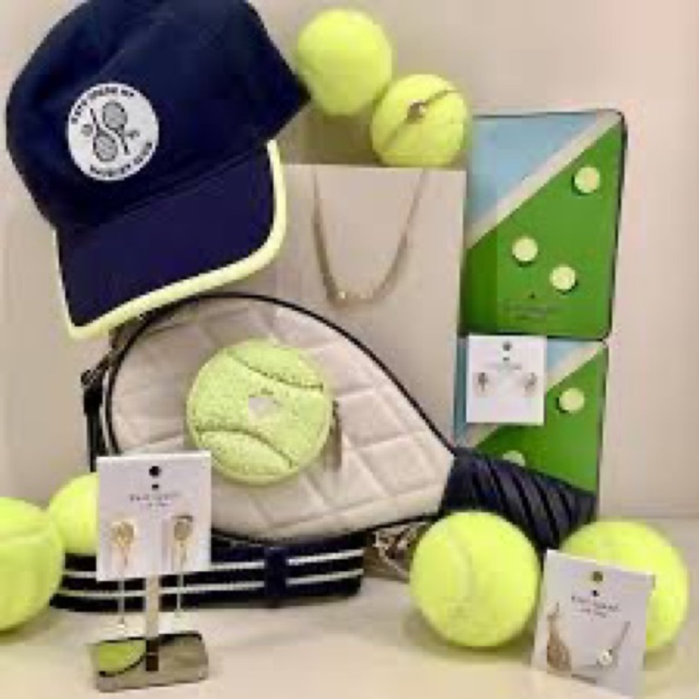 Kate spade tennis racket small bag new with tags
